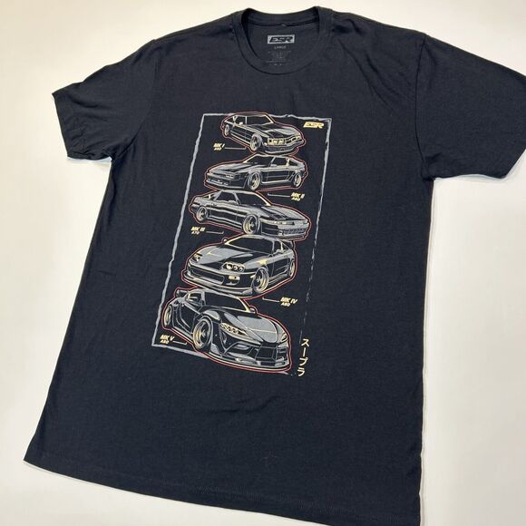 ESR Racing Shirt Adult Large Black MK Car Auto Racing Tee Logo Men - Picture 3 of 12